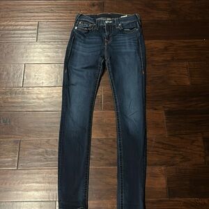 True Religion High Rise Dark Wash Jeans